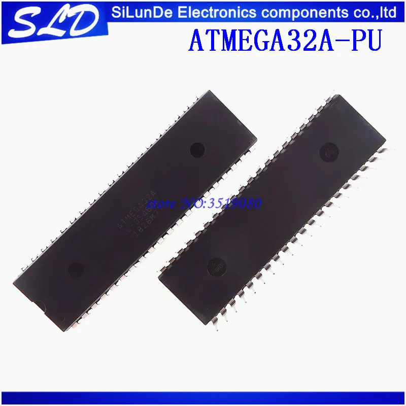 

Free Shipping 2pcs/lot ATMEGA32A-PU ATMEGA32 ATMEGA32A DIP-40 AVR micro controller 32 k flash memory
