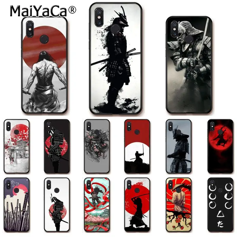 

MaiYaCa Japan The samurai Ninja Custom Photo Soft Phone Case for Xiaomi Redmi4X 6A S2 Go Redmi 5 5Plus Note4 Note5 7 Note6Pro