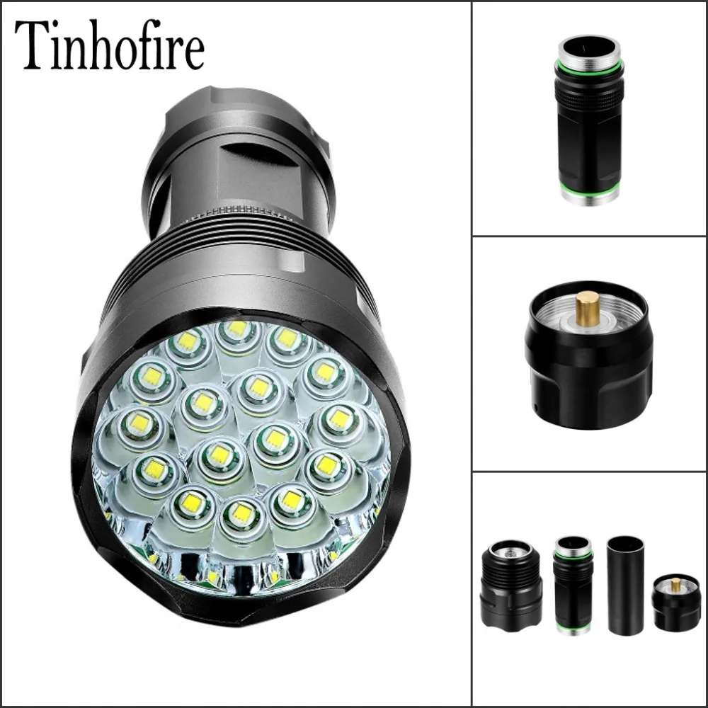 T13/T14/t15/T16 CREE xm-l T6 5-режим 20000-28000 LMS светодиодный фонарик водонепроницаемый свет высокой Мощность факел на 18650/26650