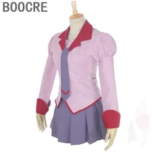 New Free Shipping font b Anime b font Bakemonogatari Senjougahara Hitagi Suit School Uniform font b