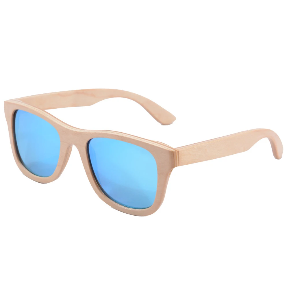 Wooden Sunglasses Retro Vintage Fashion Polarized Summer Glass for Men Women 