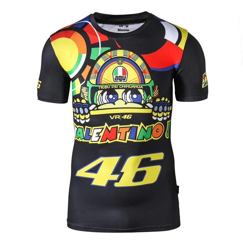 Hot sales 2016 Summer For Motorcycle Casual Rossi VR46 T