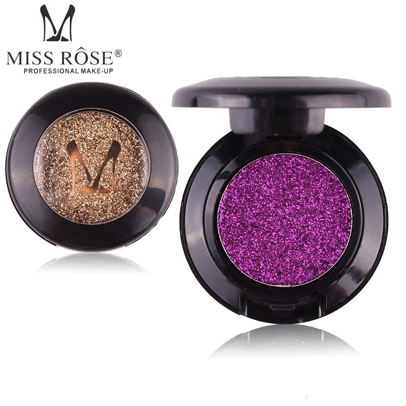 2018 Miss pink eye макияж блестящие тени для век Палитра алмазные золотые серебряные