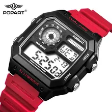 POPART LED Digital Watch Men Waterproof Sport Clock Men's Wristwatches Fashion Male Watches Mens Luxury Brand Relogio Masculino POPART LED Digital Watch Men Waterproof Sport Clock Men's Wristwatches Fashion Male Watches Mens Luxury Brand Relogio Masculino
