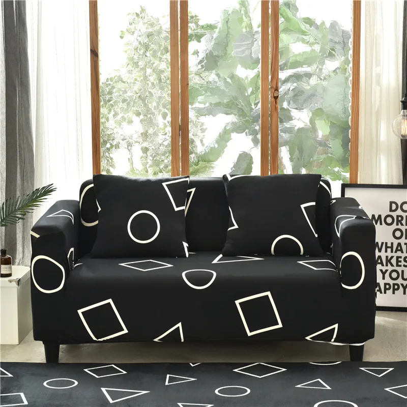 Beautiful Tropical Leaves Printing Sofa Cover All-inclusive Couch for Different Shape Armchairs Sectional |