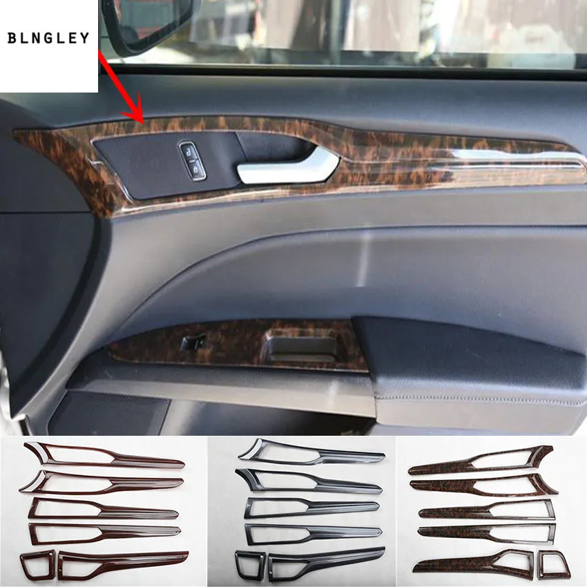 6pcs/lot ABS carbon fiber grain or wooden grain door shake handshandle and both sides outlet cover for 2017-2018 Ford Mondeo 6pcs/lot ABS carbon fiber grain or wooden grain door shake handshandle and both sides outlet cover for 2017-2018 Ford Mondeo