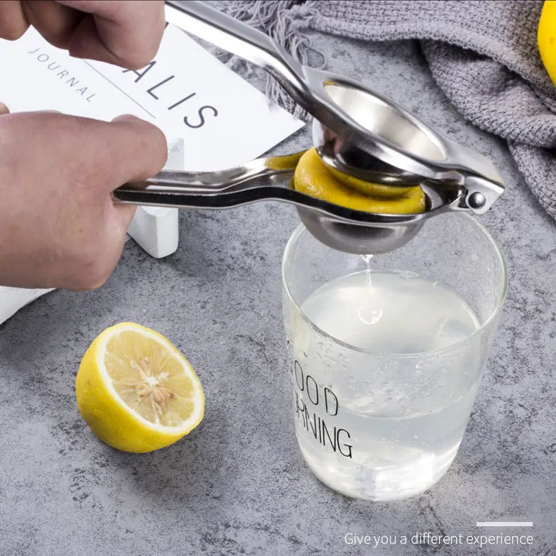 

Stainless Steel Lemon Squeezer Tools Orange Juicer Fruit Juice Reamers Fast Handle Press Multifunctional Tool
