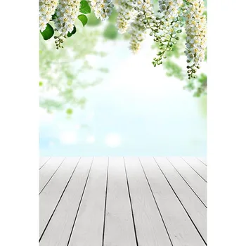 

Vinyl Photography Backdrops Valentine's Day Flowers Wood floor photo background Wedding Backdrops for Photo Studio fotografia