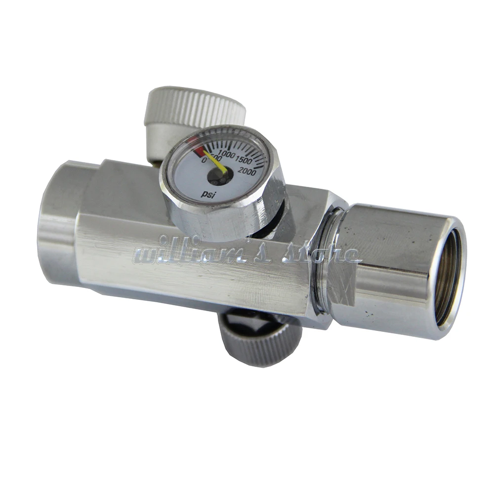 

CO2 Gas Refill Adapter CGA320 Tank to CGA320 Cylinder Paintball CO2 Refill Adapter Connector Kit