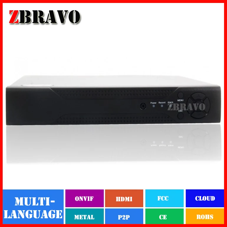  High Quality 1080P AHD-H 8 Channel HD AHDH DVR Recorder 3 in 1 Hybrid DVR 8CH AHD Video Recorder 2MP AHDH For 1080P AHD Camera 