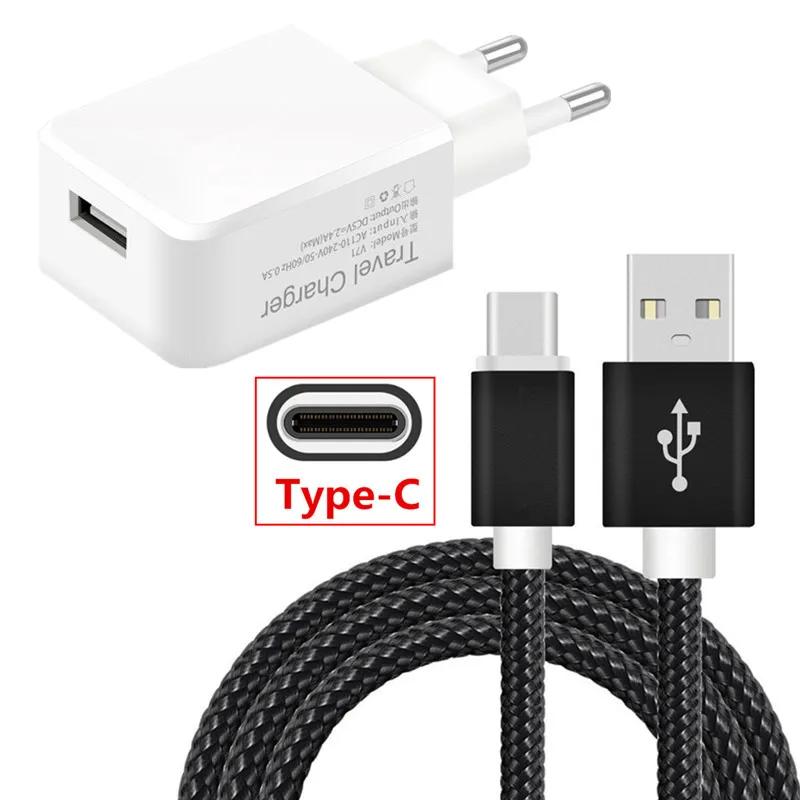 1 м 2 нейлоновое Зарядное устройство usb Type C для samsung galaxy s9 s8 s10 Xiaomi Mi 5 6 8 Huawei honor 9 10 lg g6