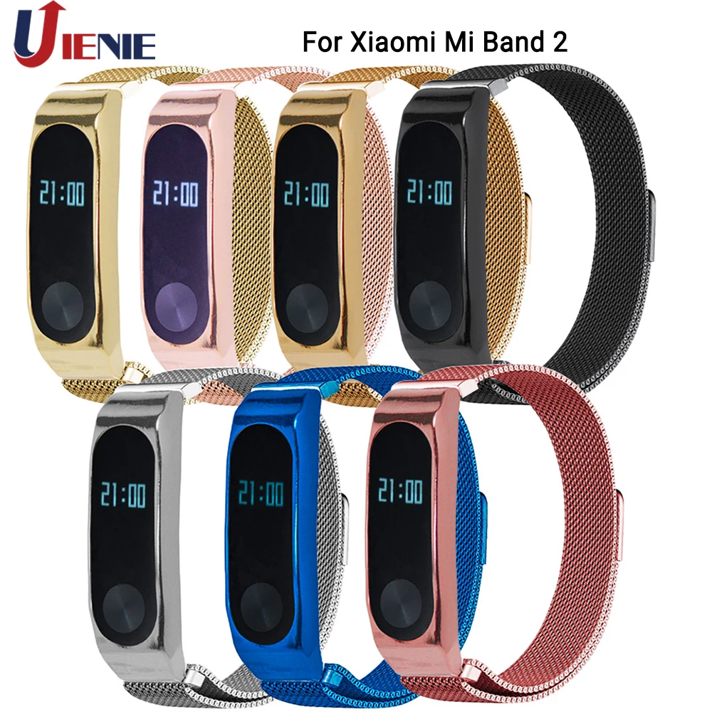 Для Xiao mi band 2 умный ремешок для часов mi lanese для ремешка часов Замена браслета из нержавеющей стали браслет для mi Band 2