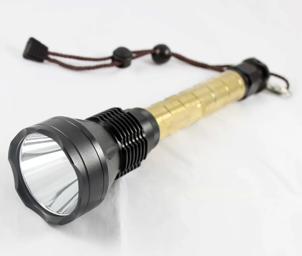 UniqueFire Free Shipping New Wholesale Gold plating Aluminum Alloy LED Tactical Flashlight
