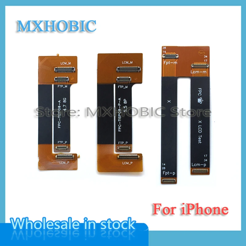 

LCD Display Tester Flex Cable For iPhone 5 5S 5C SE 4 4S 6 6S 7 8 Plus X XS max XR Touch Screen 3D Test Extended Ribbon