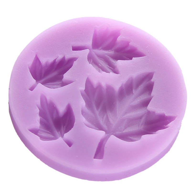 Buy 1PCS Silicone Maple Leaf Mold For Cake Decoration