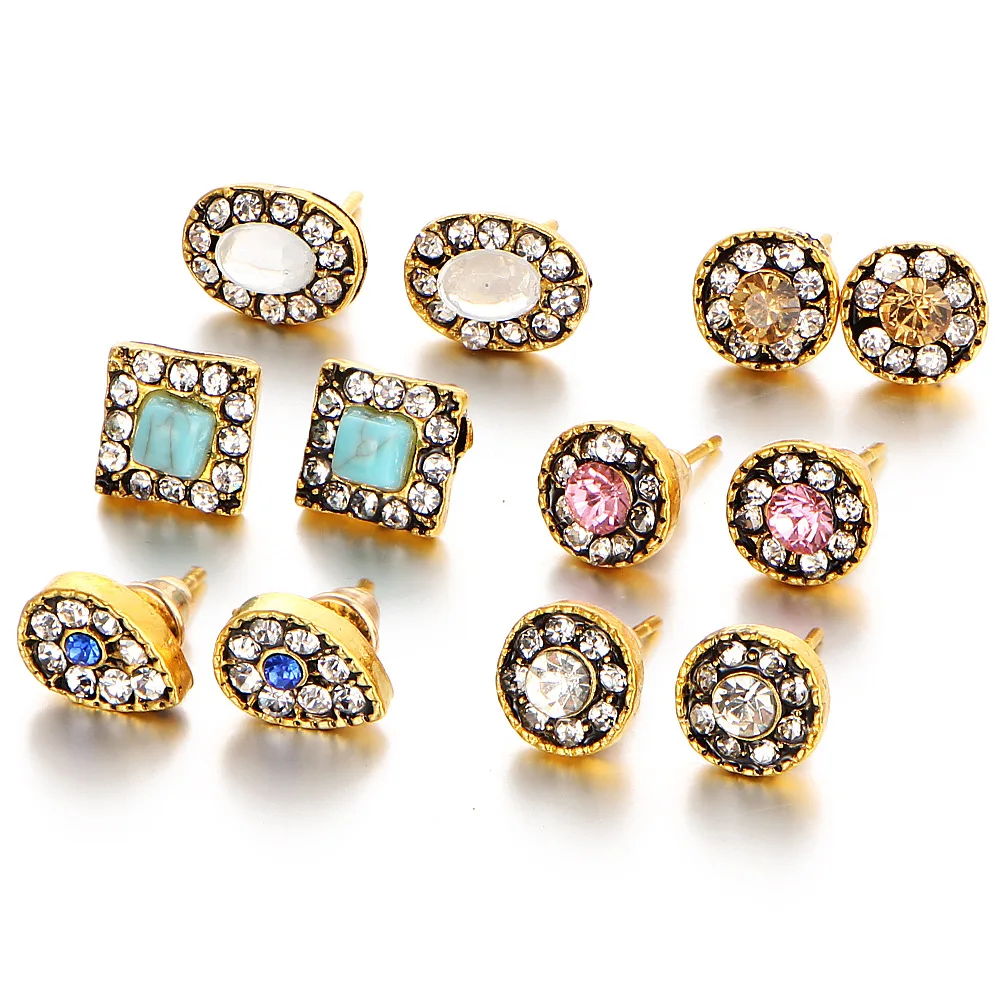 Vintage style stud earrings Clearance