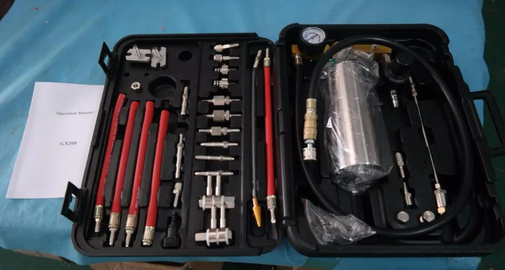 Fuel Injection System Cleaning Throttle Toolkit GX100 for auto Fuel Injector and Cleaner Machine