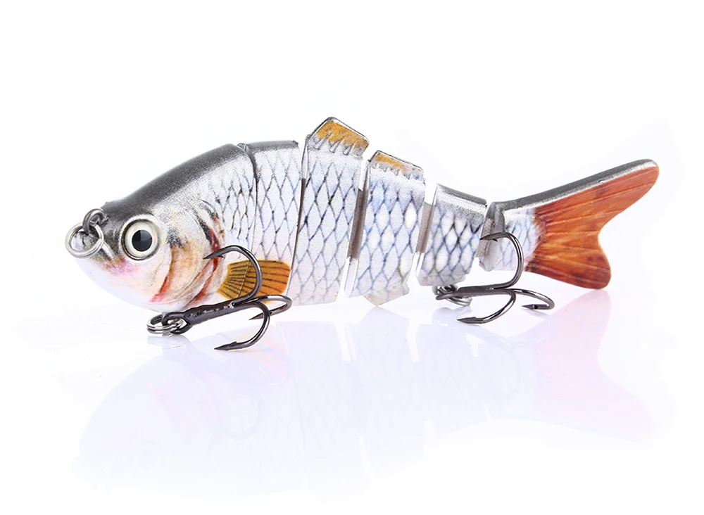 leqemao 1PCS Multi Jointed Hard Bait 10cm 18.5g Lifelike Wobblers Fishing Lure 1