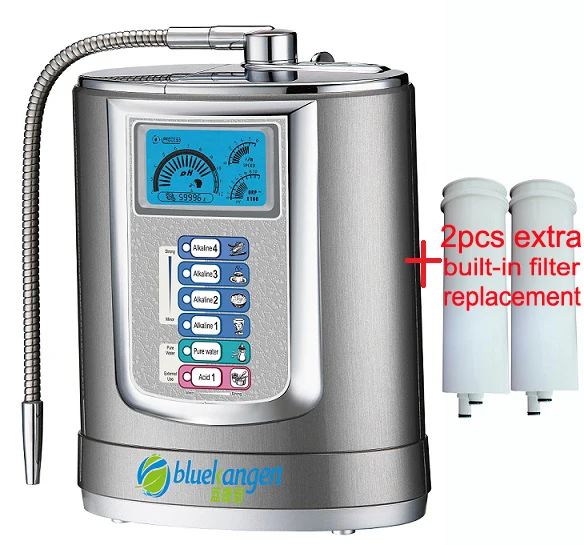 5 пластинчатый ионизатор воды/Водородная вода/kangen ионизатор/микро-Кластерный(JapanTech Taiwan factry) Встроенный NSF фильтр+ 2PC дополнительный фильтр