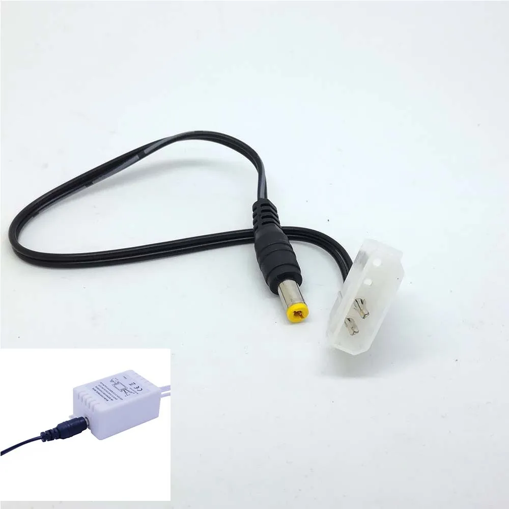 Новый шнур питания постоянного тока с 4 контактами Molex 5 мм x 2 1 12 В/2 а для