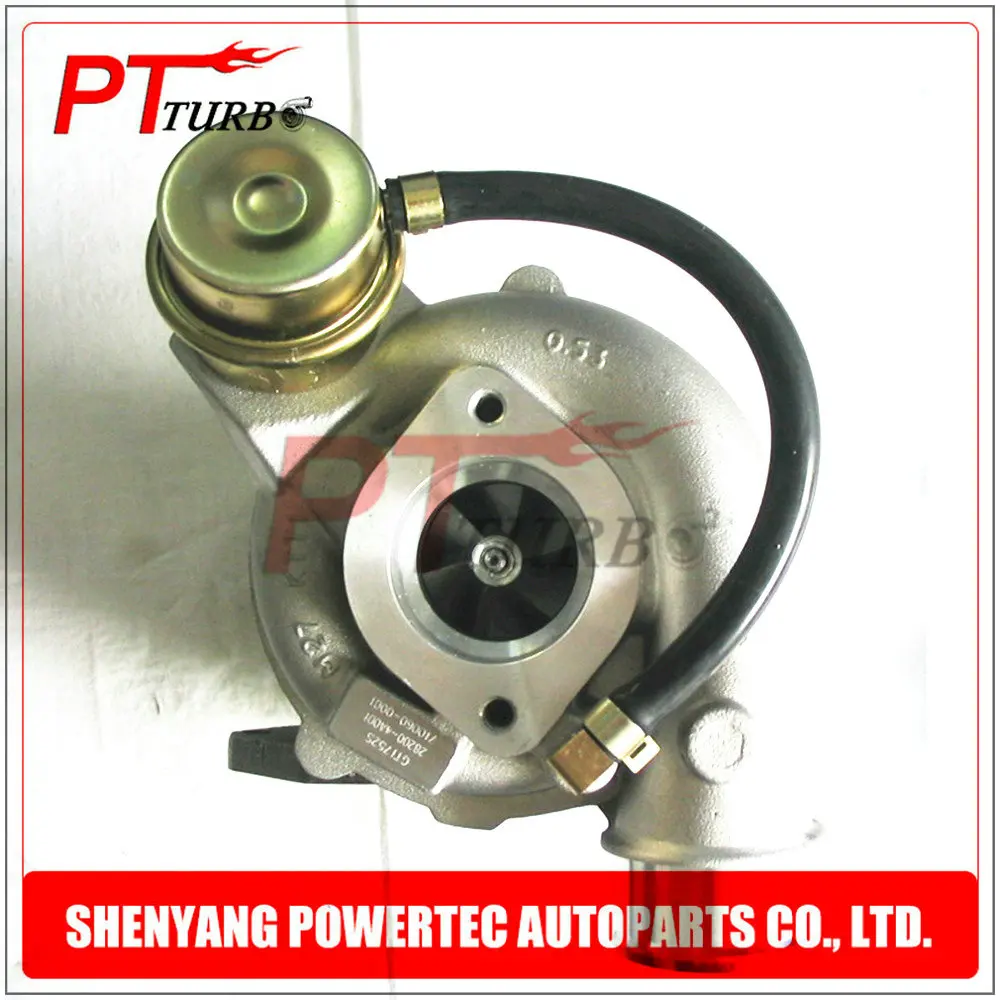 

GT1752S full turbocharger for Hyundai H-1 Starex CRDI D4CB 103 kw 140 Hp complete turbo 710060 710060-5001S turbine 28200-4A001