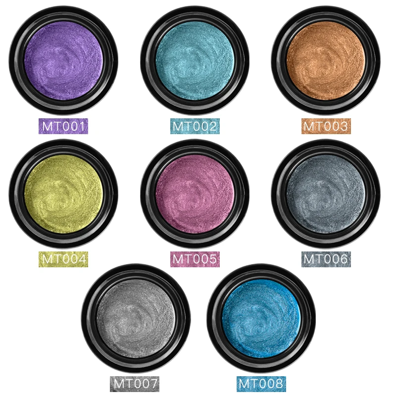 Гель лак для ногтей металлического цвета 5 мл зеркальный УФ гель маникюра с
