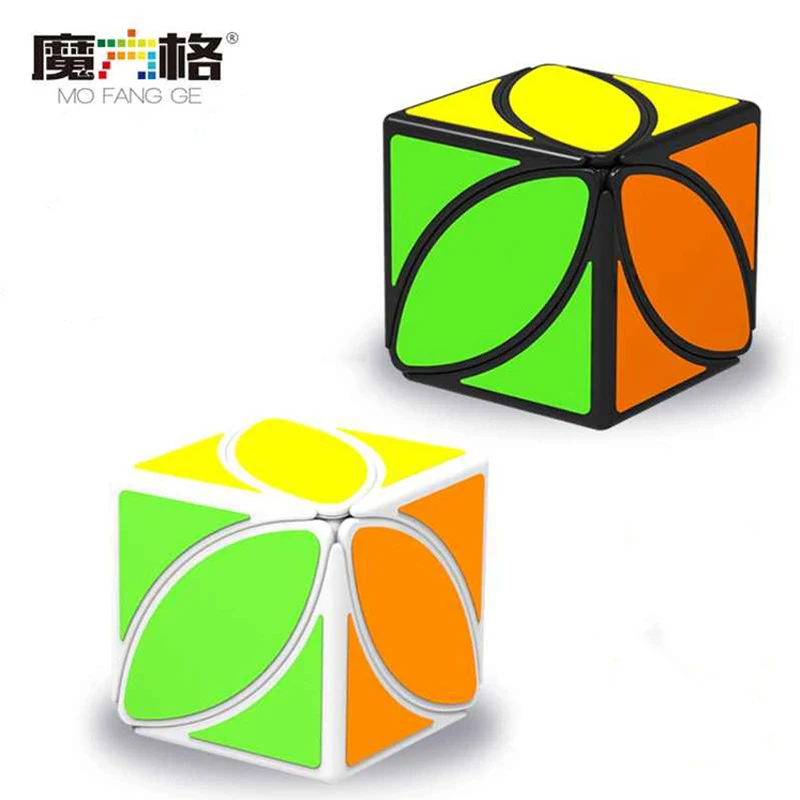 

57mm QiYi FengYe Maple leaf Colorful sticker Strange-shape Magic cube Speed Twist Puzzle cube Classic Toys Neo Cube Gifts