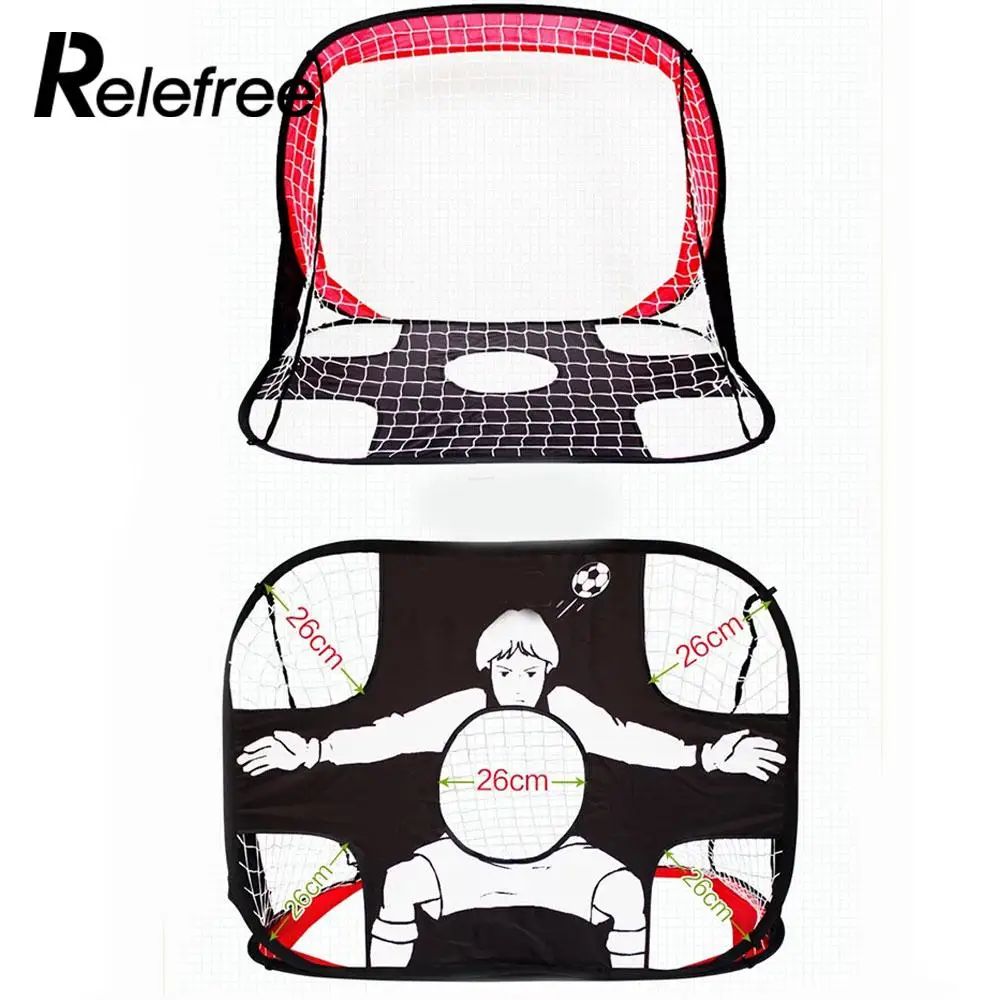 

Foldable Football Net Soccer Ball Net Goal Gate Extra-Sturdy Practice Gate for Children Students Soccer Training Big Grid
