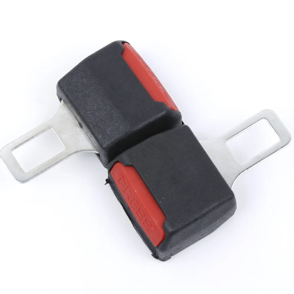 2pcs Car Universal Seat Belt Card Holder Double Use Safety Tape Plug