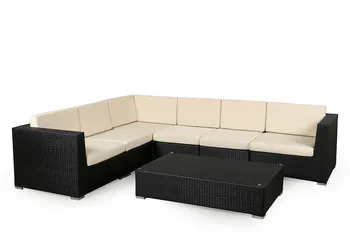

High Quality leisure way outdoor pvc wicker metal craft bench garden patio furniture