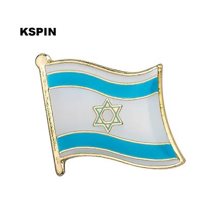 Национальный флаг металлические значки для рюкзаков значки военный значок Кепка/брошь «шляпа» ювелирные изделия - Цвет: KS-0205