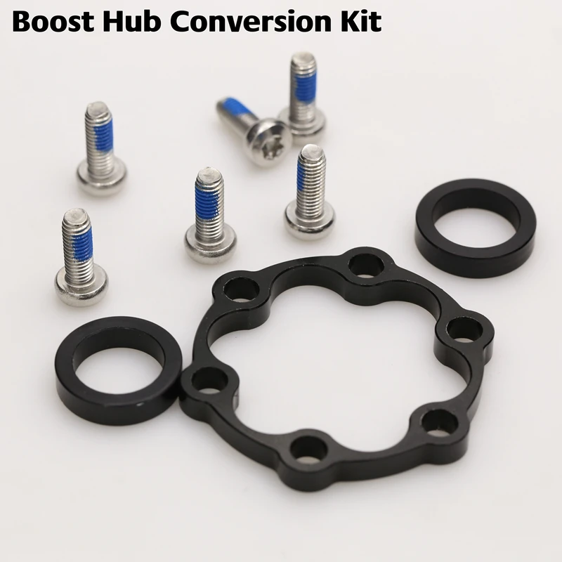 

Boost Hub Conversion Kit front 110mm conversion 110mm, rear 148mm conversion 142mm, 6 screws dedicated