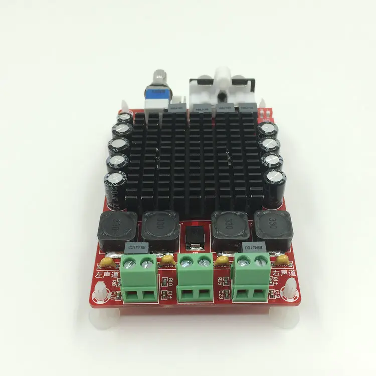 XH M510 TDA7498 высокомощный цифровой усилитель класса D 2*100 Вт автомобильный DC 14 34 в|digital
