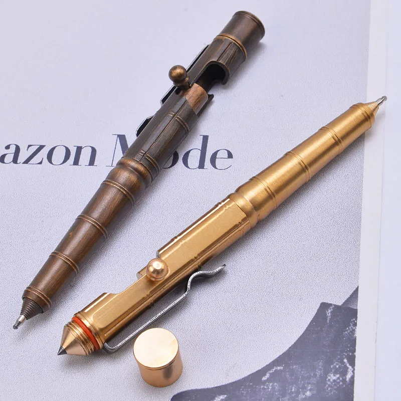 

High Quality Pocket Durable Dual Tungsten Steel Attack Head Hammer Glass Breaker Outdoor Sports Camping Tactical Emergency Pen