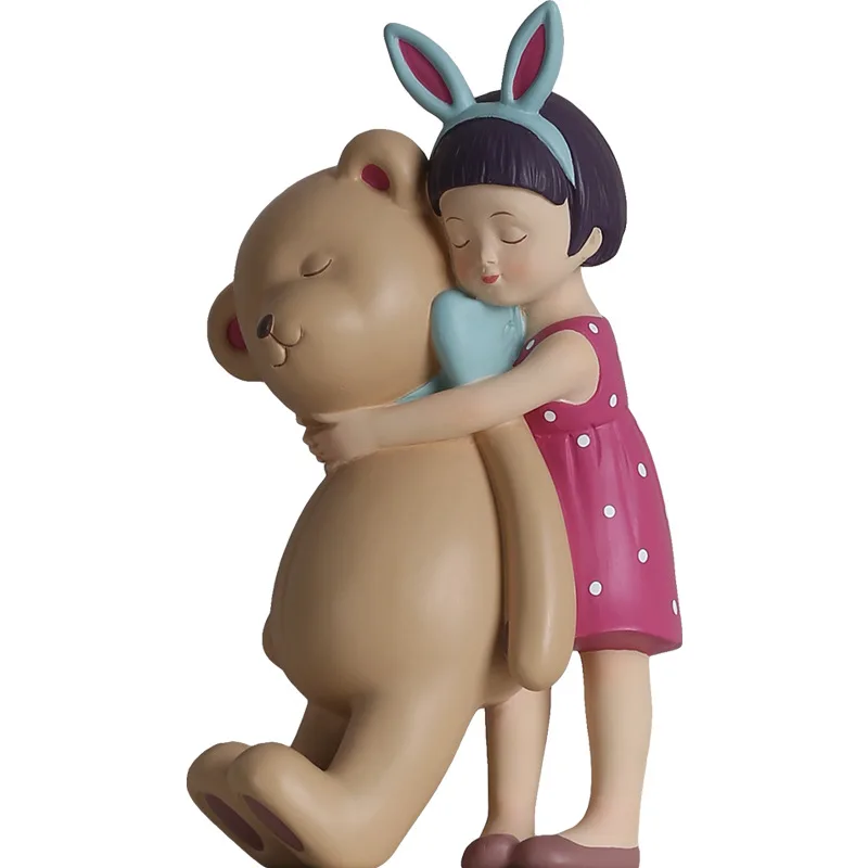 

Creative Fairy Tales Series Elves and Deer Lovely Resin Arrangements Bedroom Children's Room Decoration Crafts Dropshipping