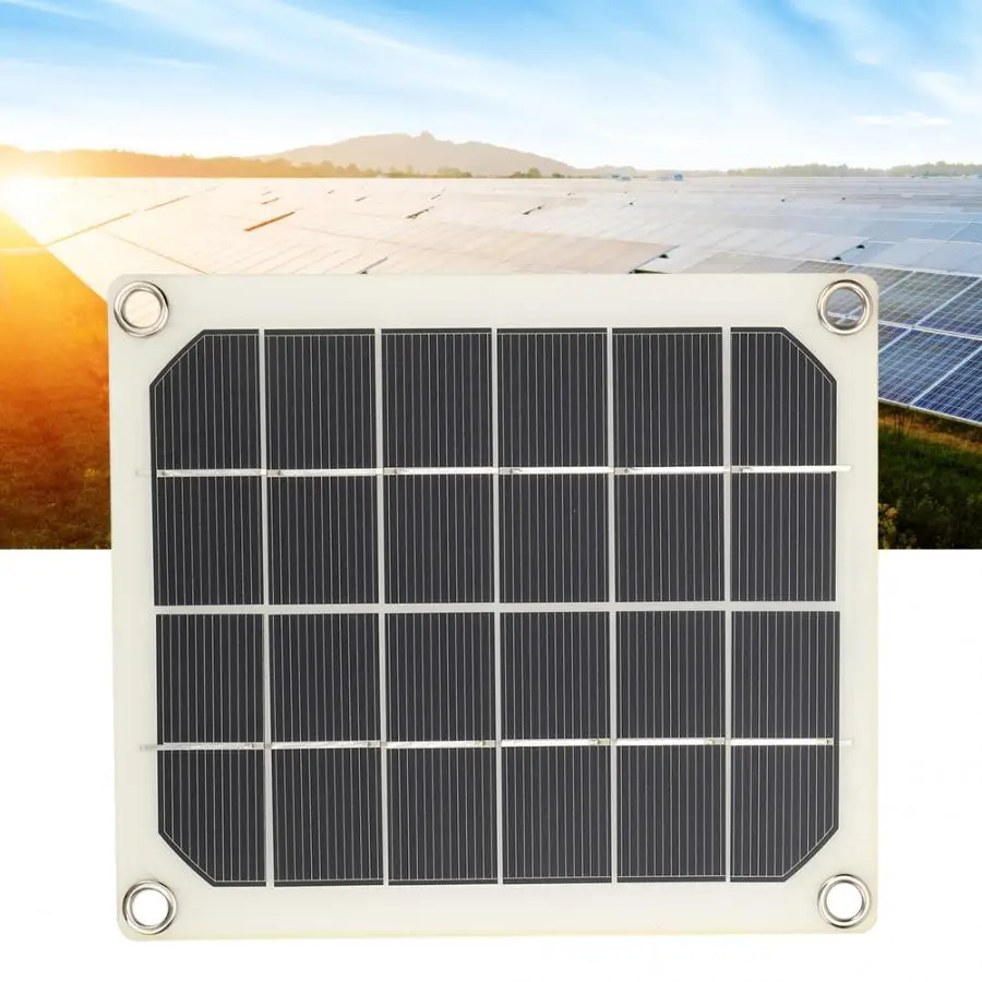 

10W 15W 20W 25W flexible solar panel Dual USB Polycrystalline Solar Power Panel Kit for Mobile Phone Outdoor Camping