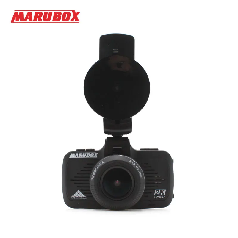 Видеорегистратор Marubox M330 с GPS 2 в 1 Super Full HD 1296P угол обзора 170 градусов русский