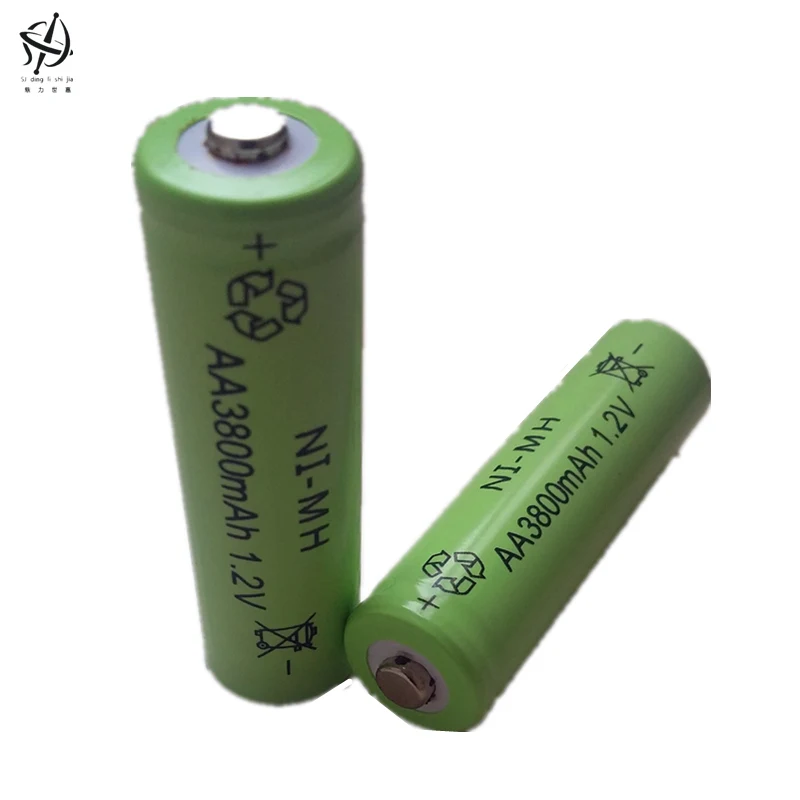 DING Ли Ши Цзя Новый 10 шт AA 3800 mAh 1 2 V Перезаряжаемые Батарея Ni MH батареи 2A