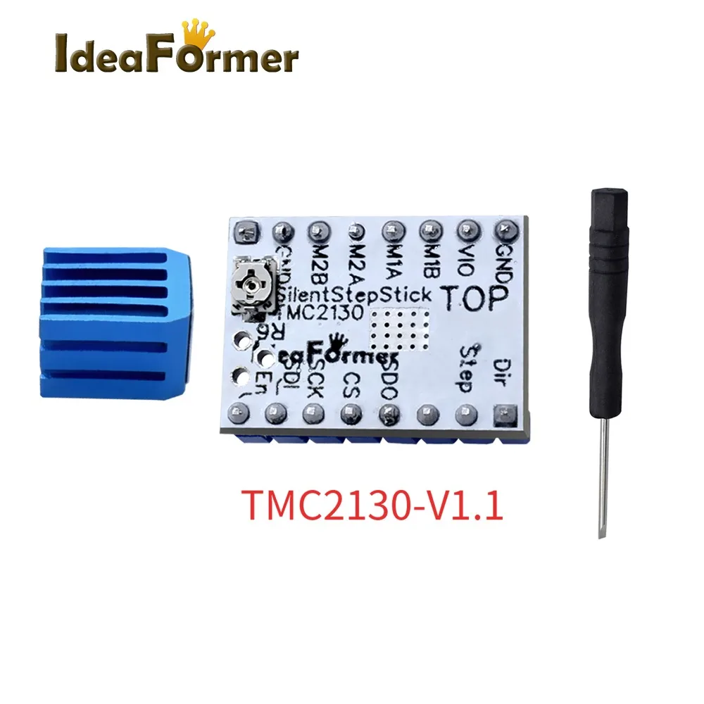 4/5 шт 3D-принтеры TMC2208 V1.2/TMC2130 V1.1/TMC2130 V1.2 SPI Драйвер шагового двигателя StepStick с защитой высокой производительности