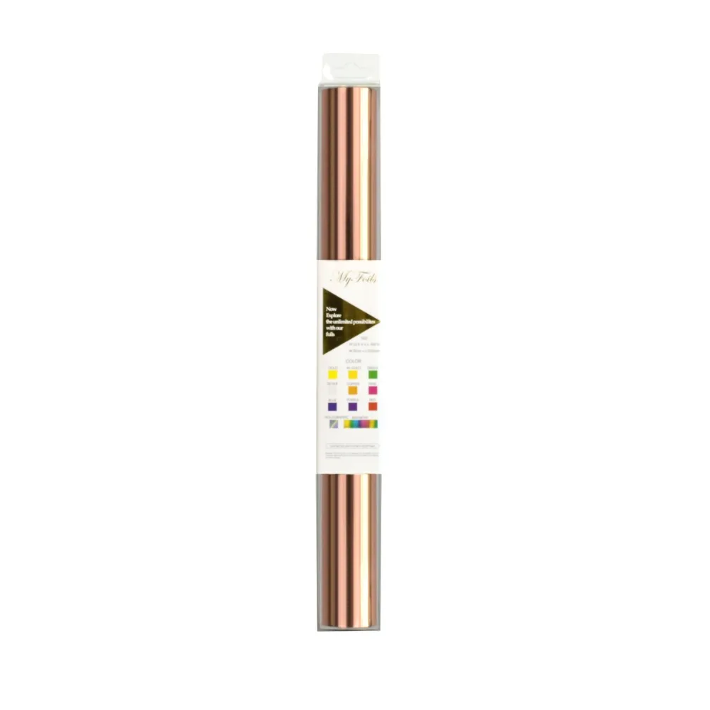  Myfoils rose gold color foil paper by laser printer for invitation letter
