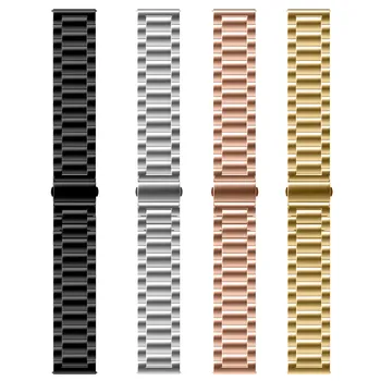 

2019 luxury Men and Woman Solid Stainless Steel Accessory Watch Band Strap Metal Bands For Samsung Gear Sport Banda de reloj