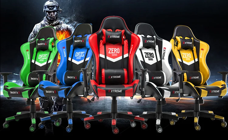 Роскошное Качество Poltrona Esports офис Силла стул геймера негабаритная Эргономика синтетическое кожаное колесо массаж с подставкой для ног
