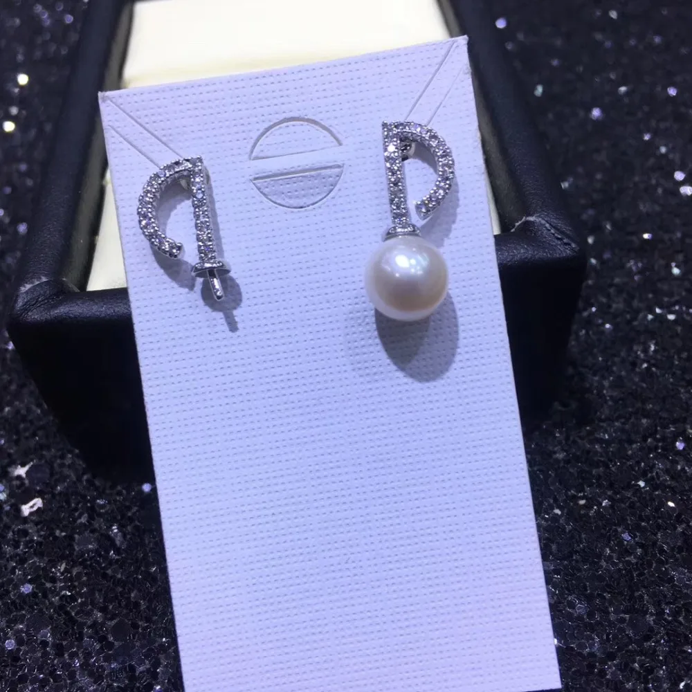 

Gorgeous Earrings Component and Findings, Stud Earrings Settings Mountings Parts Mounts for Pearls Jade Corals Stones Beads