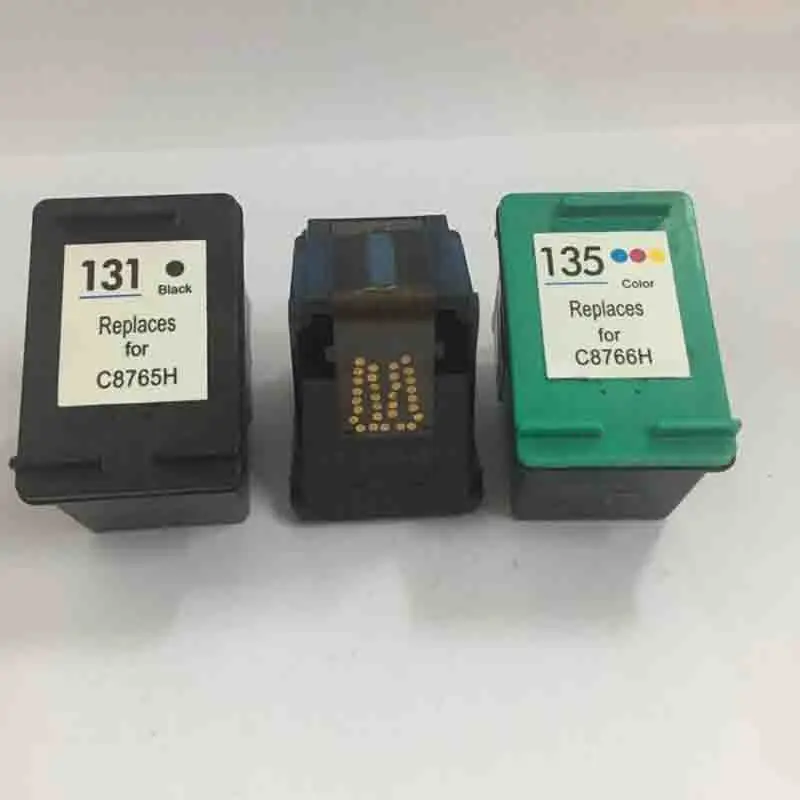 

Vilaxh compatible ink cartridge replacement for HP 131 135 460 5743 5940 5943 Photosmart 2573 2613 PSC 1600 2350 2355 printer