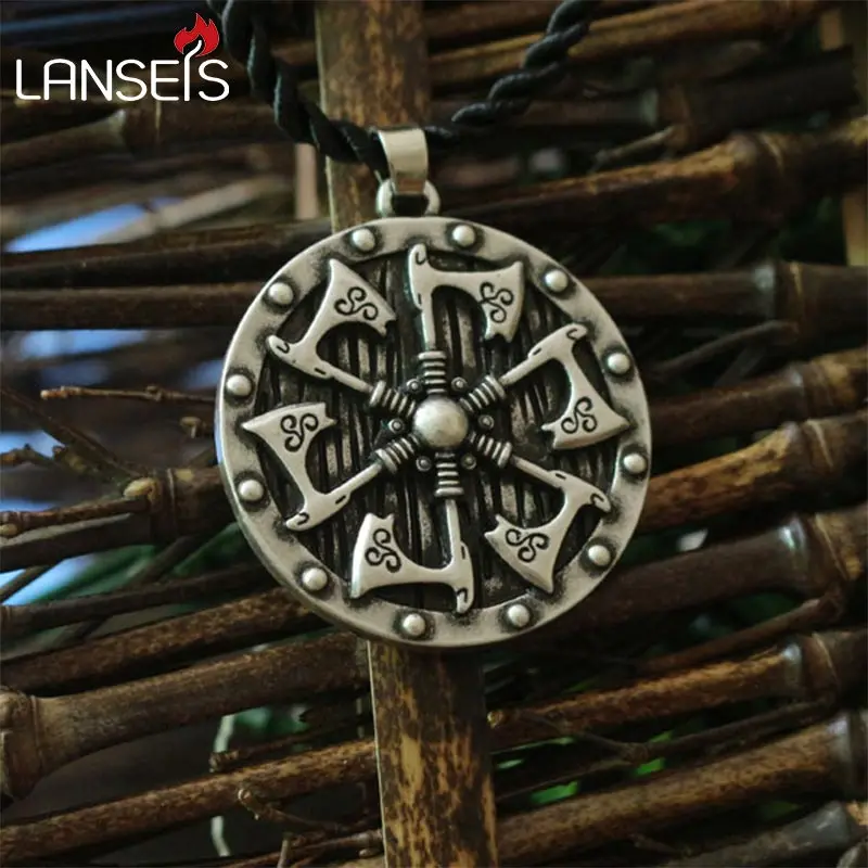 Lanseis 1 шт. щит грома Перуна викинга (громовник яровкрыт) славянские оси подвеска