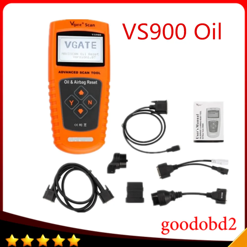 

VGATE VS900 tool Oil / Service and Airbag Reset Tool vgate scanner tools reset Oil Inspection Light Resets airbags