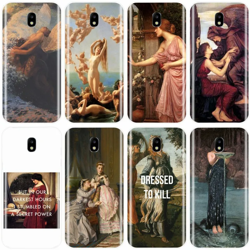 Чехол из ТПУ для телефона Samsung Galaxy J3 J4 J6 J8 2018 J5 J7 2017 2016 J3PRO PLUS art painting Birth of Venus |