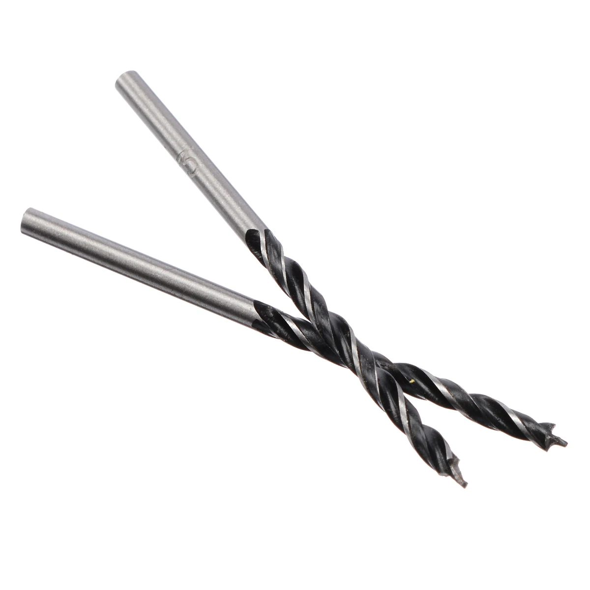 10pcs 3mm Diam Twist Drill Bit Wood Drill Bits with Center Point High Strength Drilling Tool for Woodworking