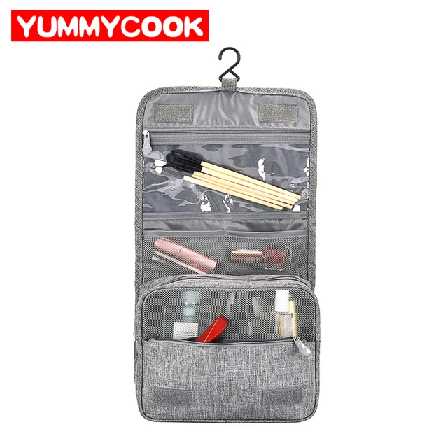 Men Travel Hanging Wash Cosmetic Bag Women's Folding Toiletry Makeup Organizer Waterproof Handbag Suitcase Luggage Accessories