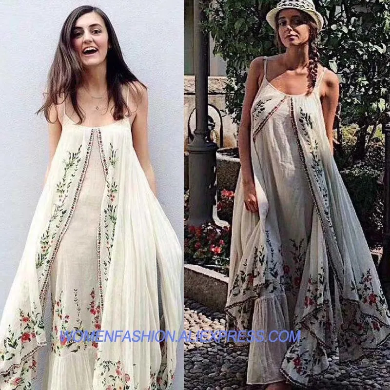 

Summer dress 2018 boho casual holiday beach dresses cute robe longue sarafans bohemian vestidos largos de verano casual elbise